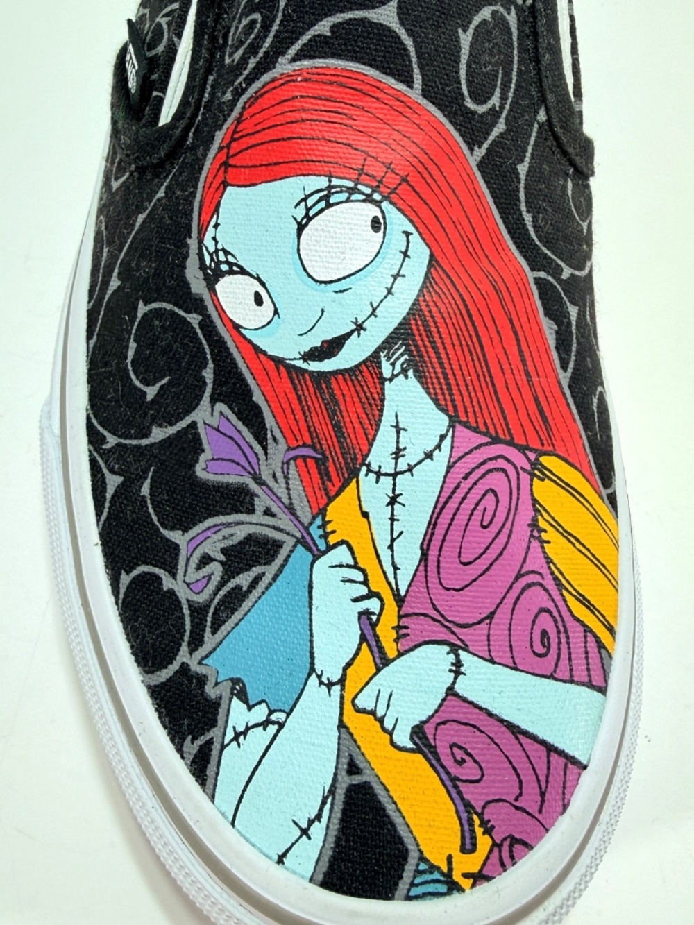 VANS Nightmare Before Christmas Jack & Sally Slip On Shoes Women's 6.5 NEW w/Tag - Picture 10 of 16